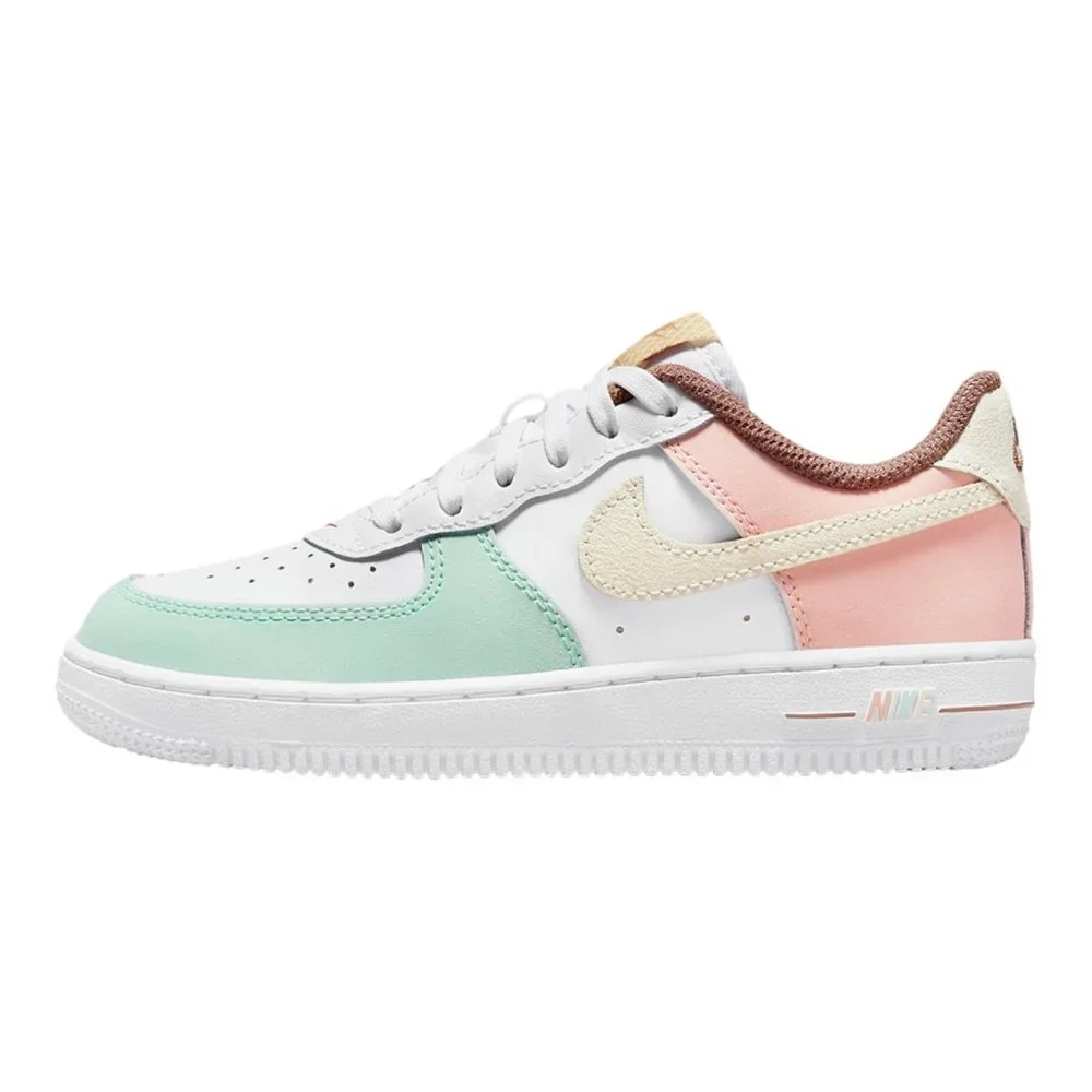 Nike Air Force 1 Low LV8 PS Shoes Sneakers DX3728-100 White Kids - Picture 3 of 10